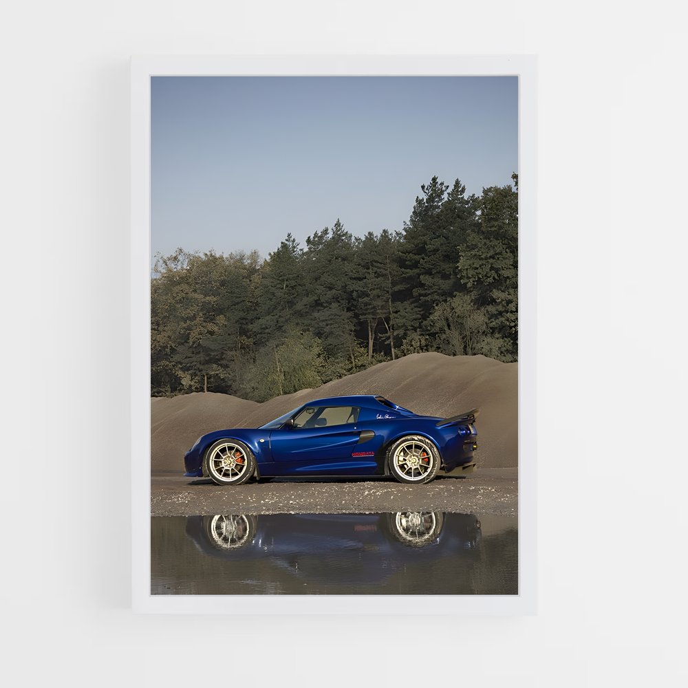 Poster Elise de sport – affiche Lotus (vue 3)